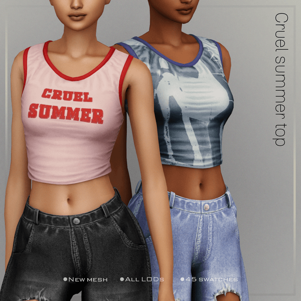 Галерея мода Коллекция одежды Denim Rush CC collection #1